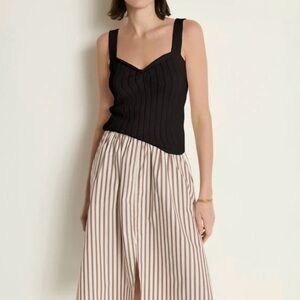 Nation Ltd Cali Sweater Tank - Jet Black